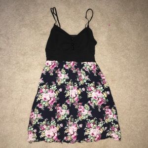 short floral dress